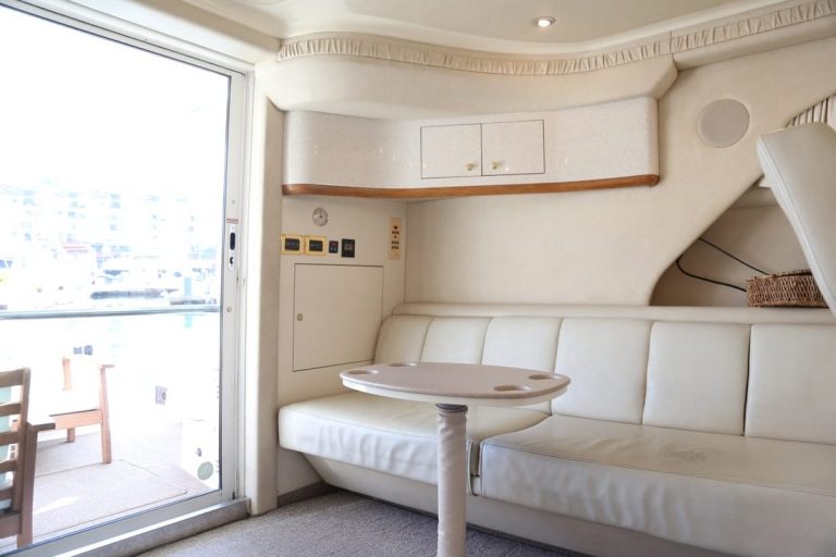 Cockpit view from salon