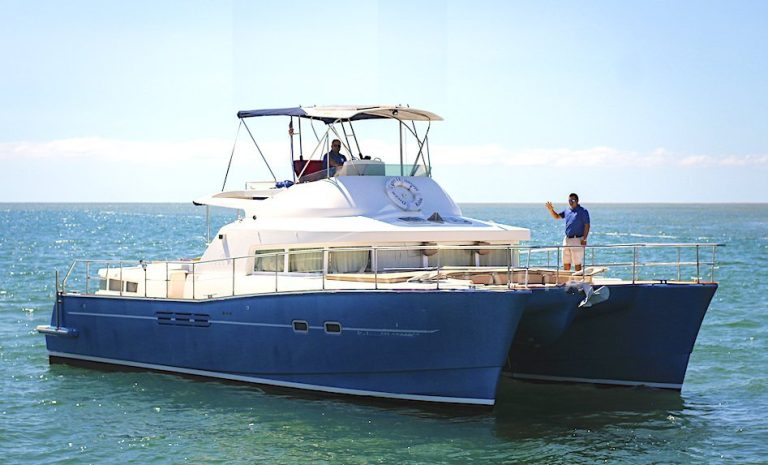 Lagoon 43 front view